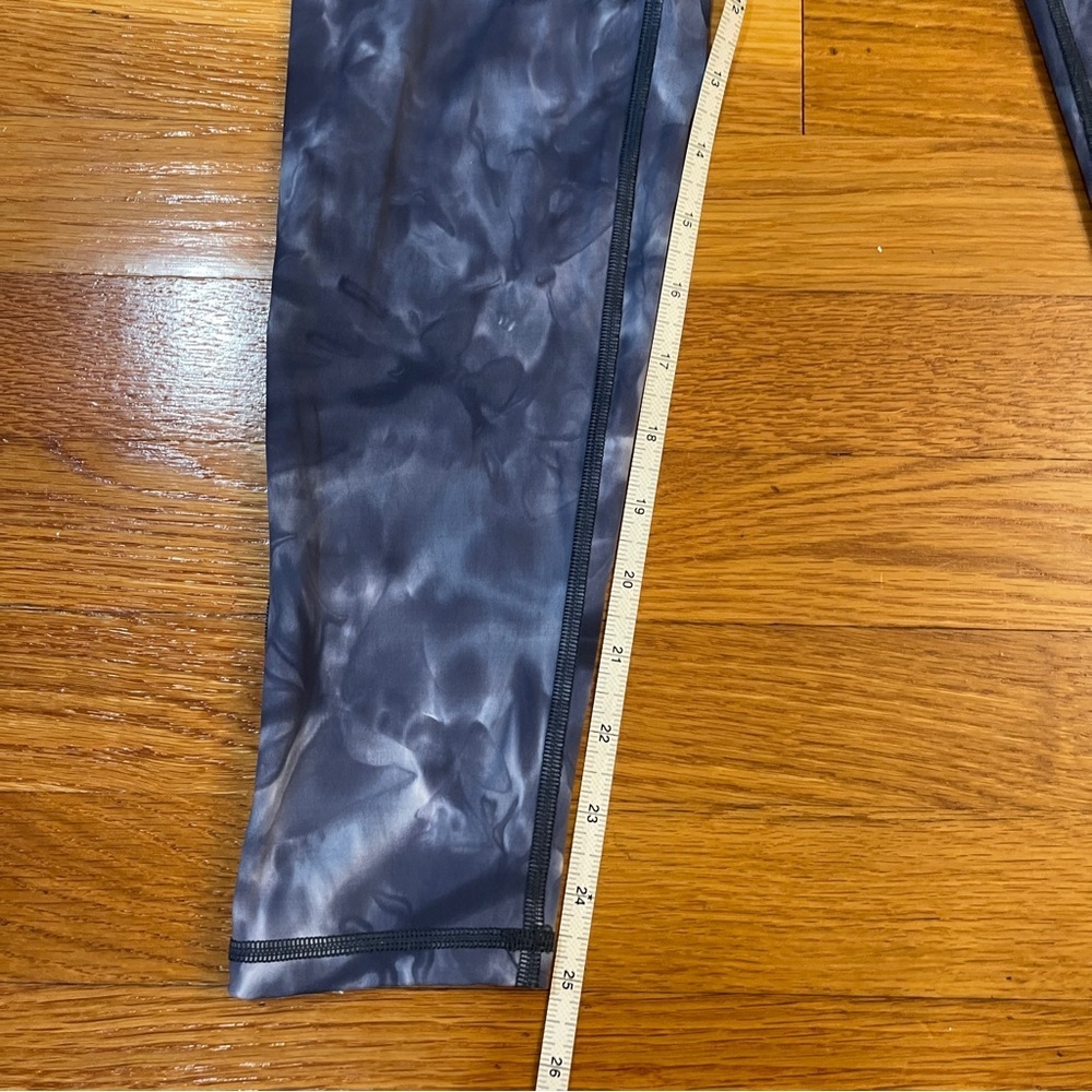Gymshark Elevate Leggings High Rise Lakeside Blue Spray Dye - Size Small (XS/S) - Picture 3 of 4